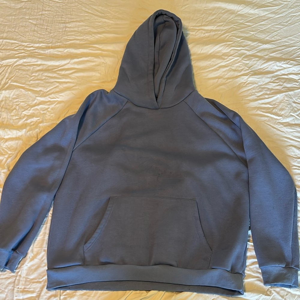 Blue hoodie